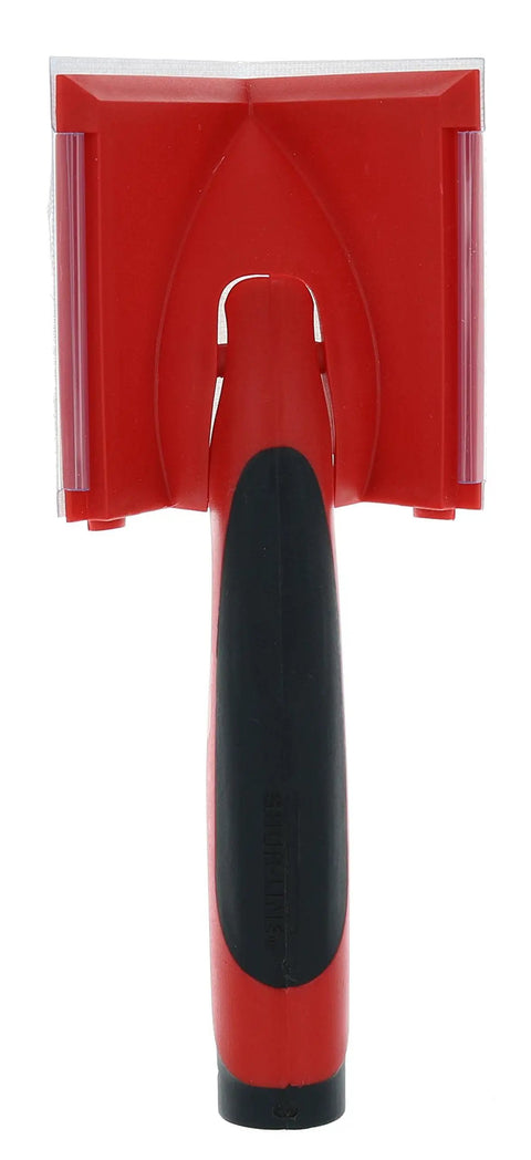 Red paint edger from Triple Pack Painter Kit With Paint Edger Pro Corner Painter And Replacement Pad Pack for clean edges.