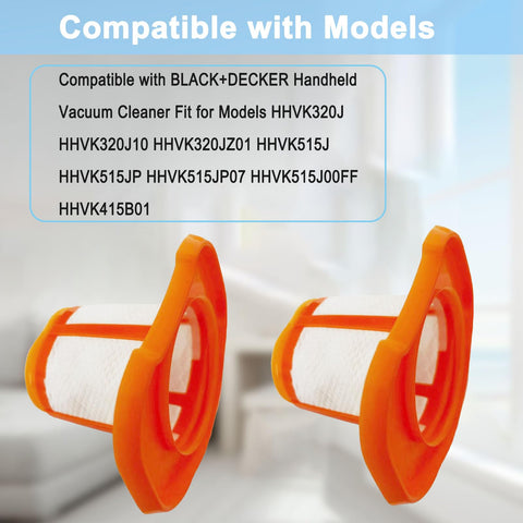 Go To Filter Accessories For Handheld Vacuum Cleaners That Fit HHVK320J HHVK320J10 HHVK320JZ01 HHVK515J HHVK515JP HHVK515JP07