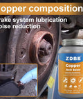 Copper Anti Seize Lubricant Paste With Brush Top Bottle for Spark Plugs Brake Pads Threads and Nuts High Temp Automotive Use