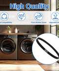 Multi Slot Drive Belts Replacement For GTW220ACK6WW And GTW330ASK4WW Washing Machines With Durable Rubber Construction Easy Install Wide Compatibility Quiet Performance Perfect For Quick Appliance Repairs, black ribbed washer belt