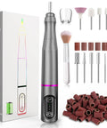 Totally Dope Cordless Nail Drill Kit Featuring Marathon Seven Hour Battery Life And Top Shelf Salon Bits For Effortless Flawless Manicures Whenever You Want with various manicure bits.