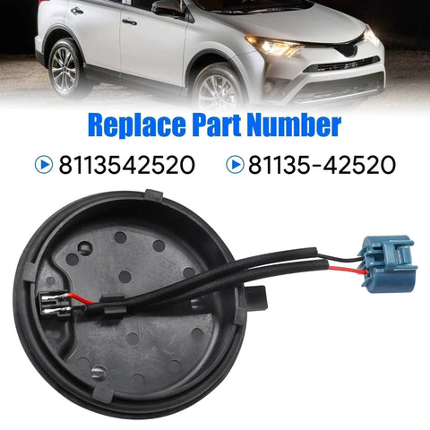 Rear Headlight Bulb Cover Cap Direct Fit For Toyota RAV4 2013 2014 2015 2016 Replace 8113542520 shown with part numbers