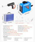 High Output 1800W Magnetic Induction Bolt Heater Kit With Four Swappable Coils for rusted nuts, includes coils and case.