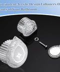 Transparent acrylic Shower Knob Replacement Kit For Posi Temp Single Handle Tub And Shower Chrome Finish with hardware