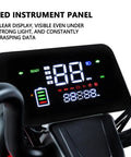 48V To 72V Digital Speedometer Display Panel For Electric Scooters And E Bikes With MPH Readout Square Instrument Compact Mounting