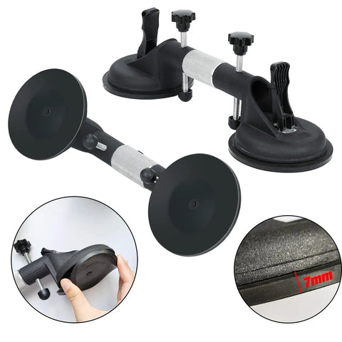 2 Pack Seamless Seam Setter With Vacuum Suction Cups For Granite Marble Slab Countertops Adjustable Stone Seam Tool
