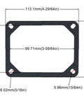 Rocker Valve Cover Gasket Replacement 690971 For Briggs Stratton Engines Fits Models 19H132 19H232 19L132 19L237 201312 201317 201412 202312 49E777 49E877 Works With Toro Cub Cadet MTD Troy Bilt Husqvarna Lawn Equipment, 113.1mm