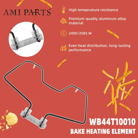 Upgrade Your GE Oven With This Range Oven Bake Heating Element Replacement WB44T10010 240V 2585W Fits JBS55WK JBS55WJ