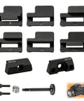 Knockout 69322 TLR Clamp Jaw Kit For Streamlight 1913 Short Rail Accessory Replacement Set parts set with hardware components.
