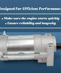 Direct Fit Starter Motor Replacement For Lawn Mowers With 22Hp To 25.5Hp Twin LC Engines 2P77F 2P82F Compatible With Exmark