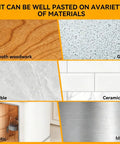 12 Piece Cabinet Door Stopper Kit And Fridge Bumper Pads With Super Strong Self Adhesive for various materials like wood, glass, and metal.