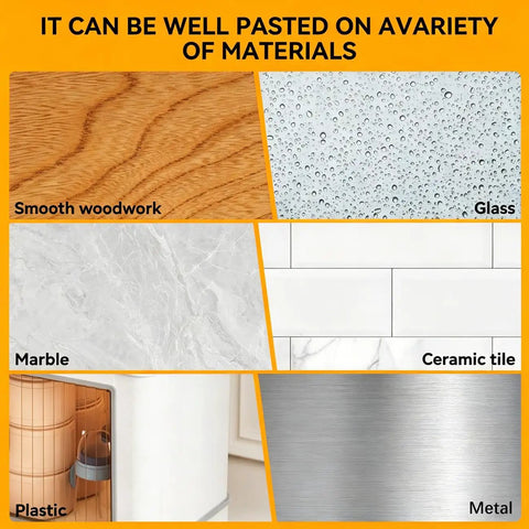 12 Piece Cabinet Door Stopper Kit And Fridge Bumper Pads With Super Strong Self Adhesive for various materials like wood, glass, and metal.