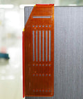 Transparent Orange Drill Mounting Template Pack of 3 for Cabinet Doors and Drawers With Accurate Scale Ideal for Three Inch.