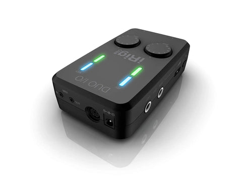 iRig Pro Duo IO USB Audio Interface Dual Channel 24 Bit With TRS Balanced Outputs And Headphone Jack MIDI In Out On The Go