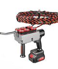 Ultimate Cordless Electric Wire Puller And Tugger Machine With Automatic Threading For Walls, 15M wire included, suitable for fast cable drawing.