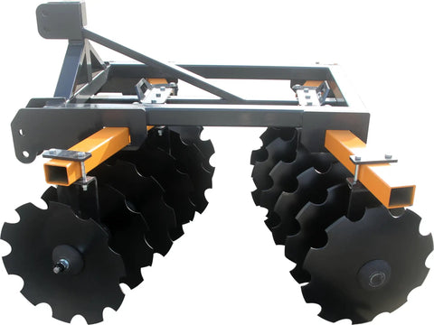 Heavy Duty 3 Point Disc Plow With 84 Inch Notched Disc Harrow For Tractor Cat 1 And 2 20 Knives For Tilling Loosening And Lifting Soil