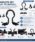 Assembly instructions for Clip On Aero Bar For Road Cycling Aluminum Alloy Armrest Bar With Soft Sponge Cushion.