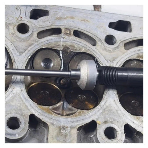 Awesome 27 To 40 Millimeter Hard Alloy Engine Valve Seat Reamer Tool With Precision Grinding Wheel For Easy Car Maintenance And DIY Repair Jobs That Make Your Auto Work Super Smooth And Durable. shown on cylinder head