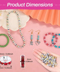 Crystal Rondelle Spacer Beads Kit 1200 Pieces In 6mm 15 Bright Colors For DIY Jewelry Making Totally Perfect For Bracelets Necklaces Earrings And Beadable Pens