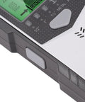 Close-up of Naroote Wall Scanner Detector for Home Diy, 5 in 1 showing LCD screen and ergonomic buttons.