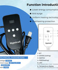 Digital Waterbed Heater With Smart Temperature Control And Adjustable Heat Settings That Deliver Dreamy Warmth And Sweet Sleep Comfort All Night Long For A Super Solid And Big Time Upgrade remote control with LED display and adjustable settings
