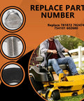 Deck Spindle Bolts And Washers Beefed Up Replacement Kit For Lawn Mowers Three Sets With Belleville Spring Washers And Grade 8 Hardware Fits Hustler mower blades
