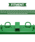 Tractor Grab Hooks 4.96 Inch Wide By 21.93 Inch Long Bolt On For John Deere Tractors 2 Inch Receiver Heavy Duty Steel Hook Mounts