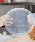 2 Quart Translucent Round Food Storage Containers With Lids Pack Of 4 Nonstick BPA Free NSF Listed Commercial Grade Polypropylene