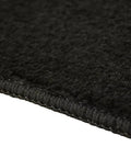 Close-up of Indoor Stair Treads 7 Inch By 24 Inch Set Of 13 Black Machine Washable Slip Resistant Carpet Treads With Non Slip Rubber Backing
