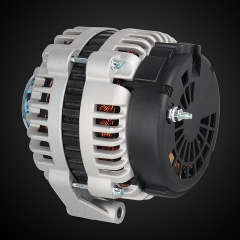 Heavy Duty GM Compatible Alternator For Tahoe Suburban Silverado Express GMC Yukon Yukon XL Savana Sierra Escalade Fits 4.3L 5.3L 5.7L 6.0L 8.1L V8 Engines Replace ADR0217 ADR0290 side view image