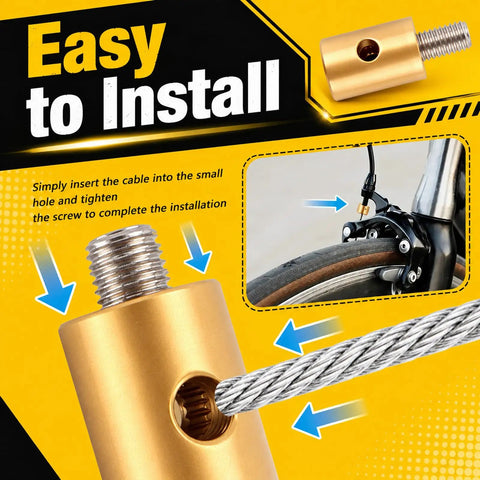 Installation guide for 24Pcs Solderless 6mm Throttle Cable Ends With Nipple Screws Heavy Duty Throttle Cable Repair Kit.