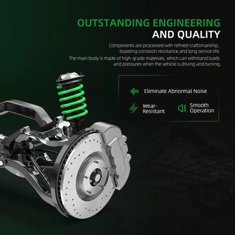 Riyhch electric trailer brake magnet assembly with disc brake rotor, caliper, and green coil spring