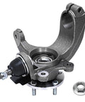 Front Left Steering Knuckle With Wheel Bearing Hub Assembly for 2010 2013 Ford Transit Connect Driver Side Replacement, OEM Grade