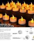 Lit Butterfly Luminary Bags And Flameless LED Tealights Set Of 50 Each White Outdoor Lanterns For Christmas Thanksgiving Decorations