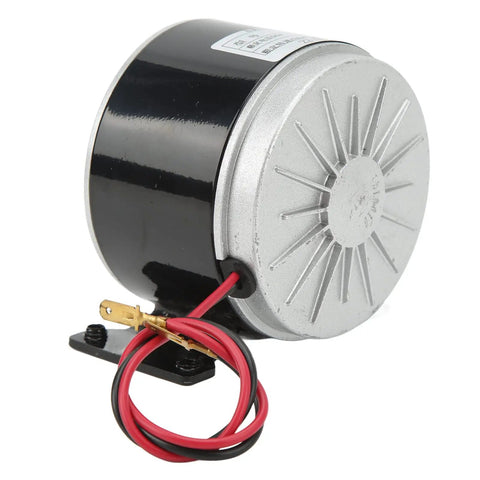 Beefed Up 12V Brushed DC Motor 2750RPM High Speed With Permanent Magnet Generator Aluminum Body front view