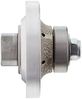 Side view of 3/8 Inch Radius Diamond Router Bit Hand Profiler with 5/8-11 thread, vacuum brazed diamond, for wet or dry use.