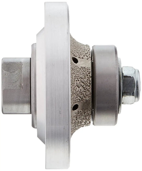 Side view of 3/8 Inch Radius Diamond Router Bit Hand Profiler with 5/8-11 thread, vacuum brazed diamond, for wet or dry use.