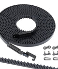 234 Inch Garage Door Drive Belt For 7 Foot Doors, Heavy Duty Opener Belt Compatible With Chamberlain LiftMaster, unrolled view