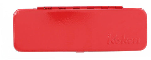 Red storage case for 3/8 Inch Square Drive Attack Driver Set With Rubber Grip, 6 Piece Kit Includes Phillips Bits 2 And 3