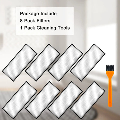 8 Pack Replacement Vacuum Filters For S7 S7 Plus S7 Max Ultra S8 Pro Ultra S8 Plus S8 S7MaxV S7 MaxV Plus Robot Vacuums