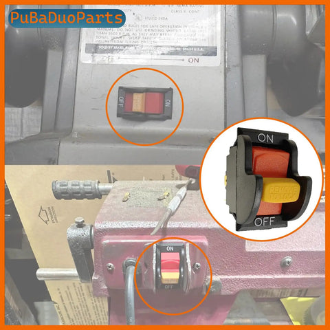On Off Toggle Switch Replacement For Table Saws And Power Tools heavy duty direct fit for Delta 489105-00 and Ryobi 46023