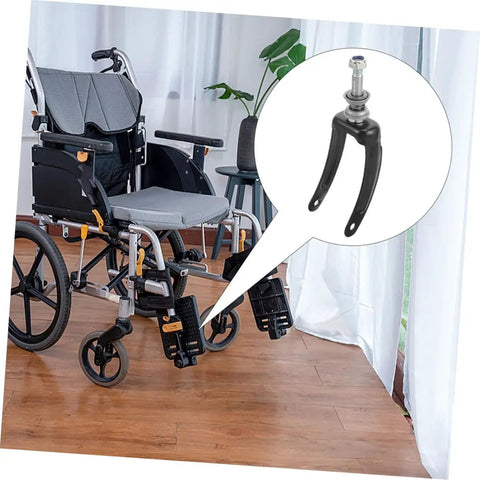 2 Pack Wheelchair Front Fork Bracket With Replacement Bearings For Heavy Duty Metal Wheel Mount Zero Hassle Setup Rolls Slick And Steady Top Shelf Mobility Upgrade