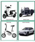 Grid of electric vehicles: battery car, tricycle, bike, automobile. 600W MPPT Solar Charge Controller With Step-Up Design, 12-50V Input.