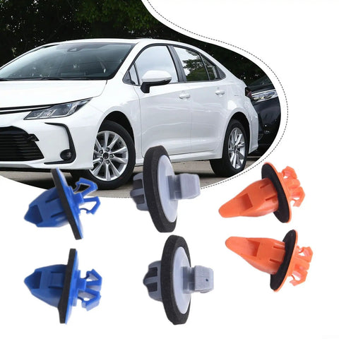 Body Molding Clips Kit With Sealers 30 Pack For 2003-2011 Toyota 4Runner And FJ Cruiser Door Trim And Body Molding Repair DIY Friendly Includes Assorted Plastic Clips And Sealer Set Directly Replaces 75397-35010 And 75495-35010, assorted clip colors