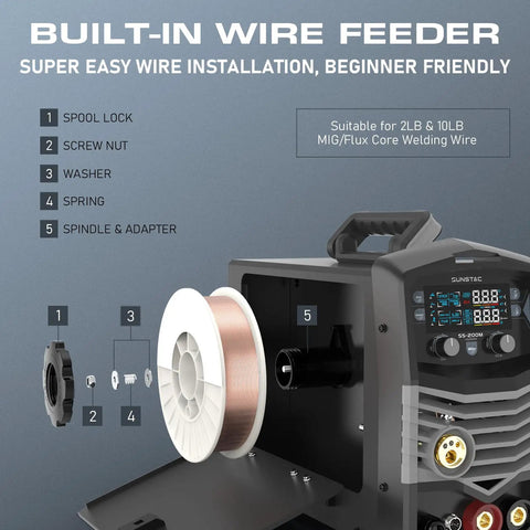 Professional 200 Amp Dual Voltage Mig Welder Workhorse Featuring Stick And Lift TIG Functions For Aluminum And Steel Heavy Hitter Multi Process Job Ready System