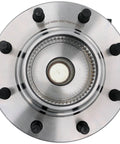 Garage Tested Front Wheel Bearing And Hub Assembly For 1999 To 2004 Ford F250 And F350 Super Duty 4WD Dual Rear Wheel Trucks top view