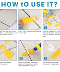How to use All In One Tile Leveling System With Pliers And Spacers Kit Including 600 Clips 200 Reusable Wedges And 1 Rubber Mallet Stone Tile Tools Set For Fast Easy Install DIY Friendly Grout Joints From One Eighth To One Half Inch Tiles instructions