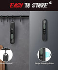 Digital Meat Thermometer Instant Read In 3 Seconds With Backlit Display And Magnetic Mount Foldable Probe in storage view