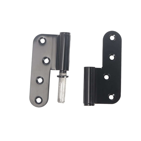 Heavy Duty Lift Off Door Hinges Set 4 Inch By 3 Point 5 Inch H Shaped Detachable Hinges Black 201 Stainless Steel Two Point Eight Millimeter Thick