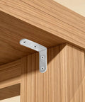Stainless Steel Angle Corner Bracket With Screws 10 Pack 50x50mm Right Angle Braces for DIY furniture repair on wooden frame